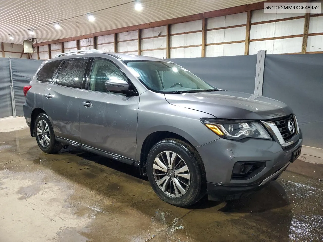 2019 Nissan Pathfinder S VIN: 5N1DR2MM9KC648952 Lot: 72616404