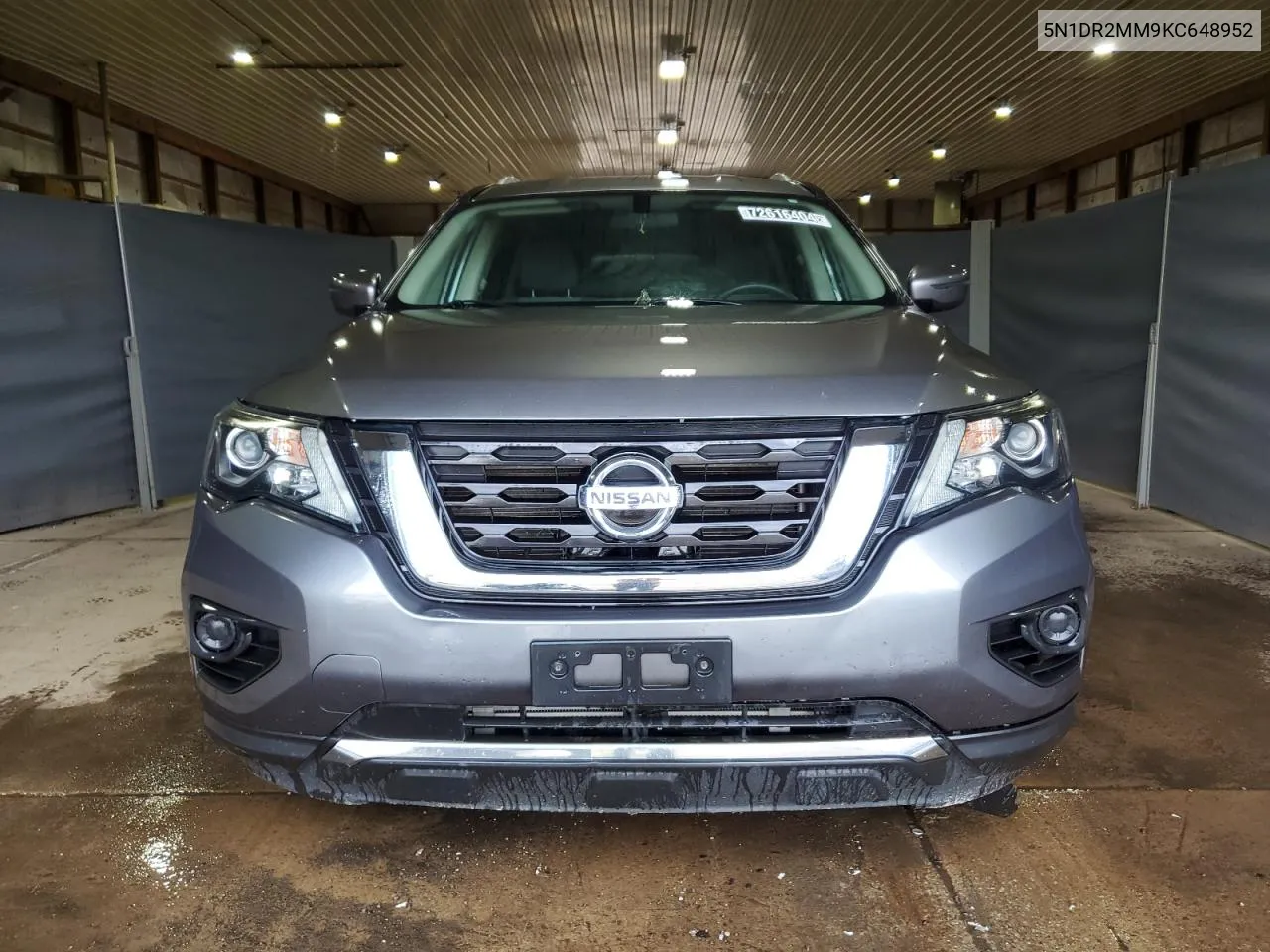 2019 Nissan Pathfinder S VIN: 5N1DR2MM9KC648952 Lot: 72616404