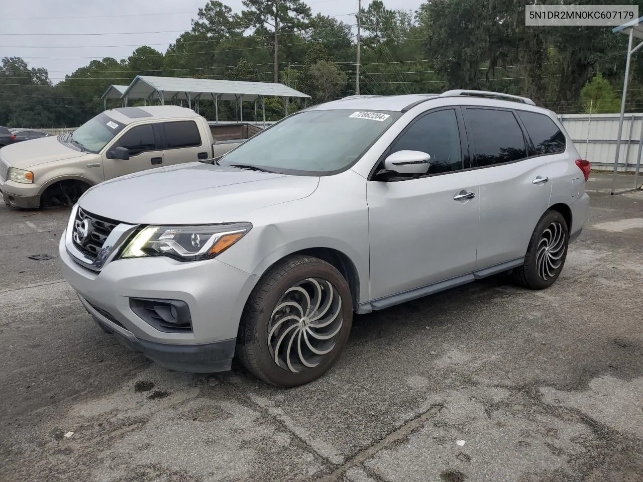 2019 Nissan Pathfinder S VIN: 5N1DR2MN0KC607179 Lot: 72862204