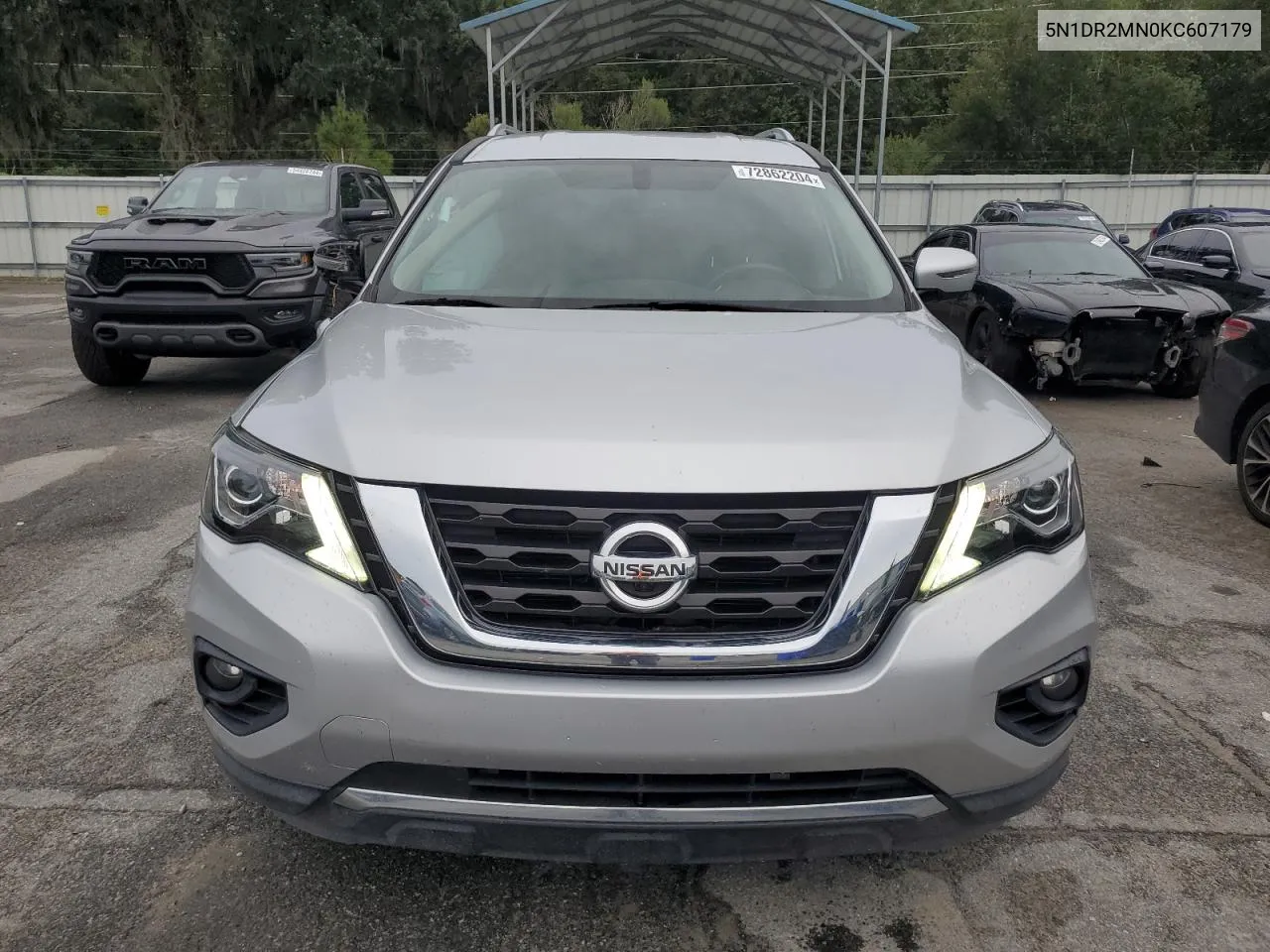 2019 Nissan Pathfinder S VIN: 5N1DR2MN0KC607179 Lot: 72862204