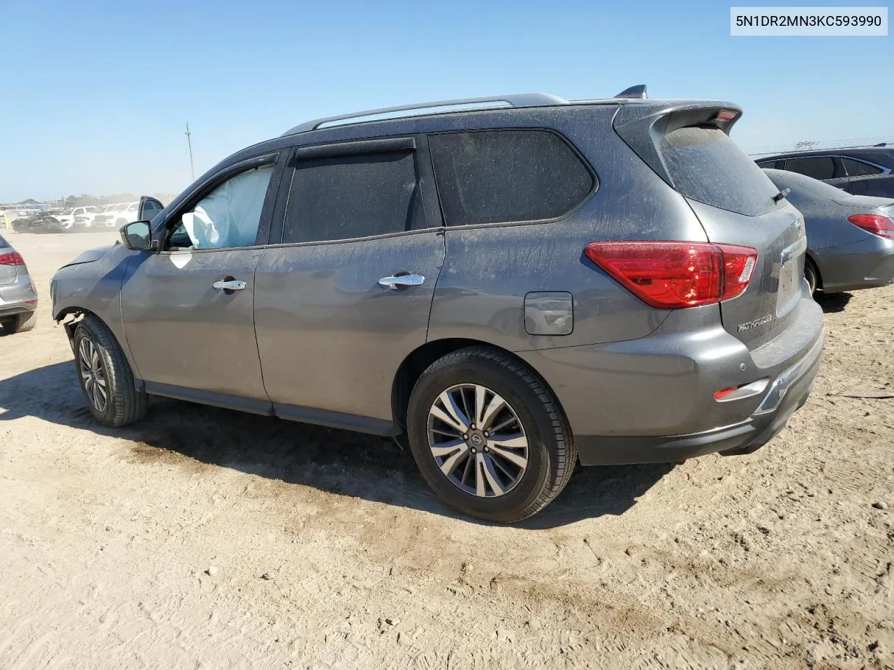 2019 Nissan Pathfinder S VIN: 5N1DR2MN3KC593990 Lot: 72920114