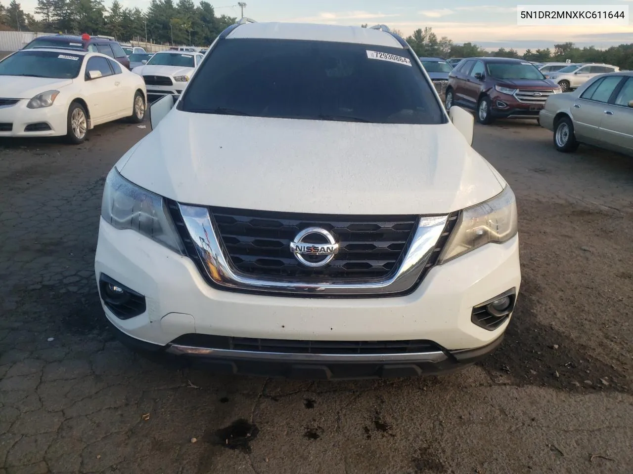 5N1DR2MNXKC611644 2019 Nissan Pathfinder S