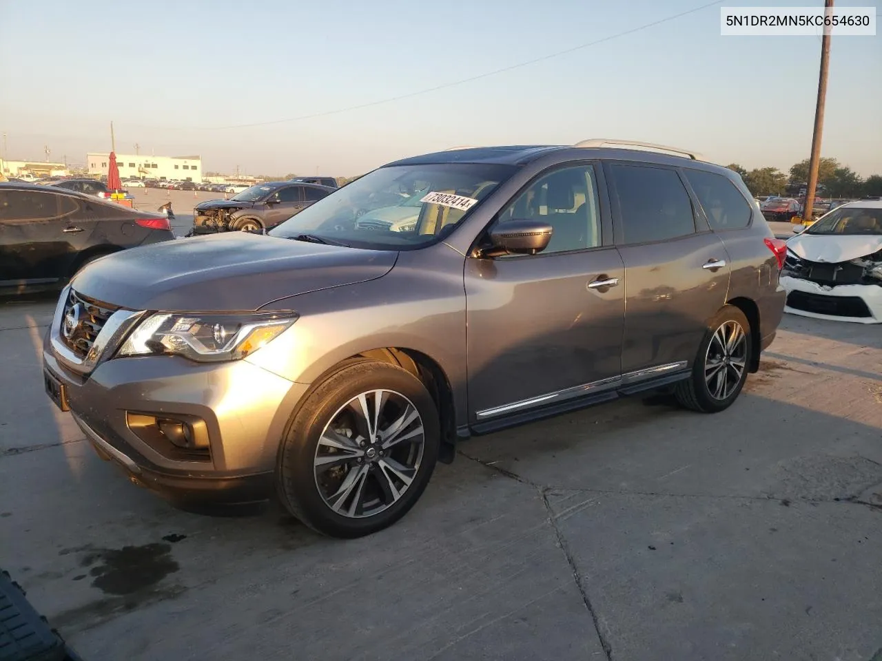 2019 Nissan Pathfinder S VIN: 5N1DR2MN5KC654630 Lot: 73032414