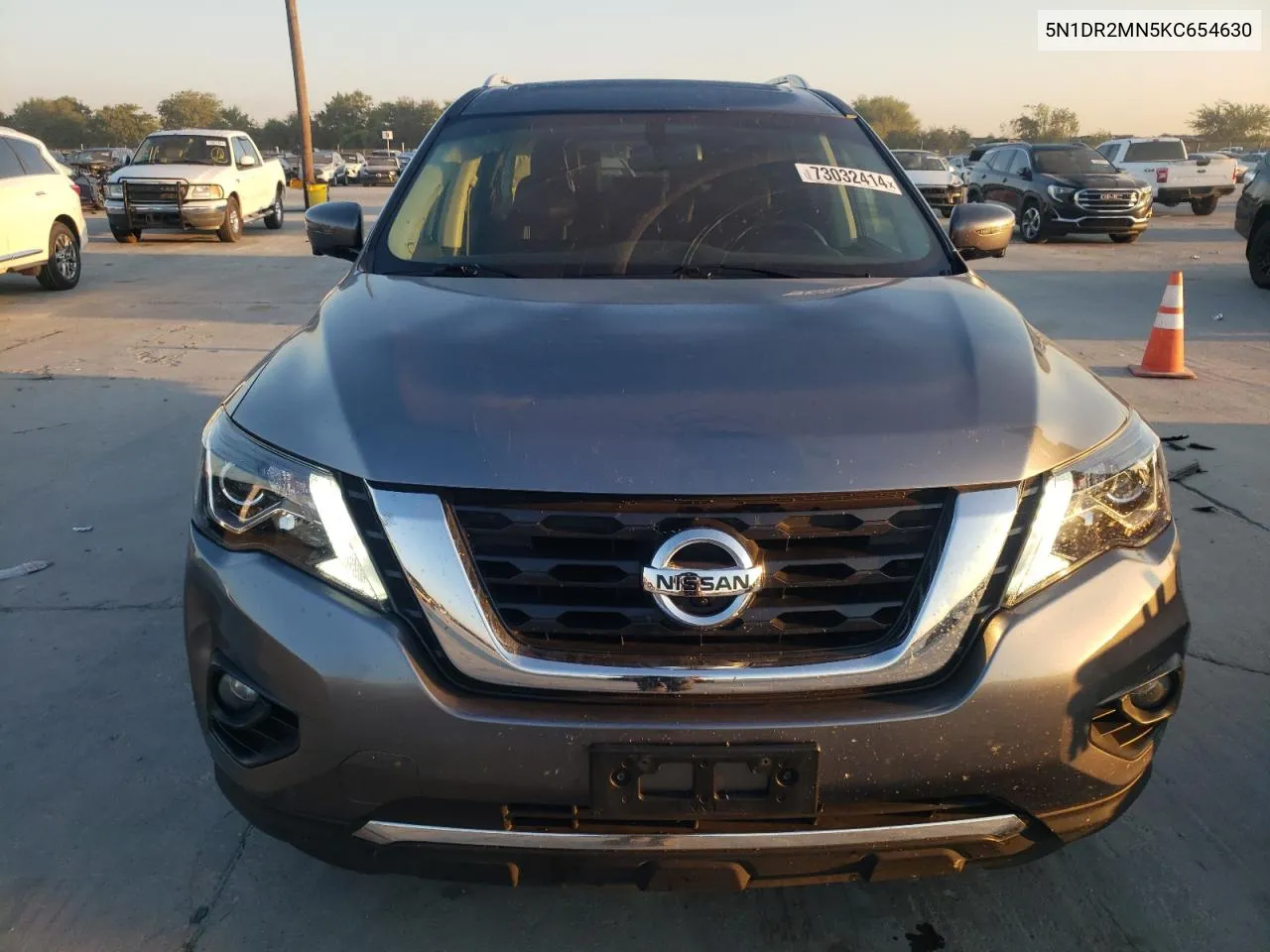 2019 Nissan Pathfinder S VIN: 5N1DR2MN5KC654630 Lot: 73032414