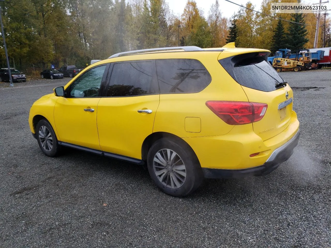 2019 Nissan Pathfinder S VIN: 5N1DR2MM4KC623103 Lot: 73316144