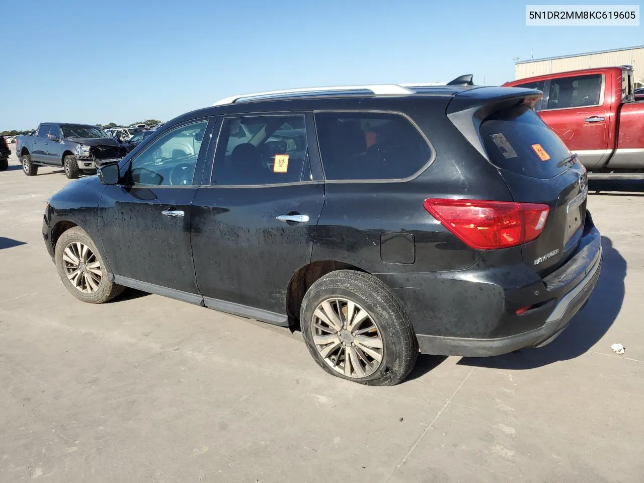 2019 Nissan Pathfinder S VIN: 5N1DR2MM8KC619605 Lot: 73486224