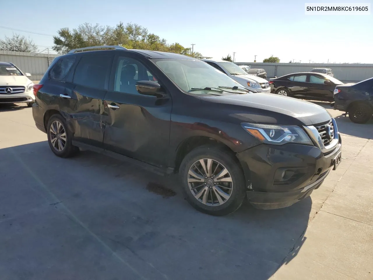 5N1DR2MM8KC619605 2019 Nissan Pathfinder S