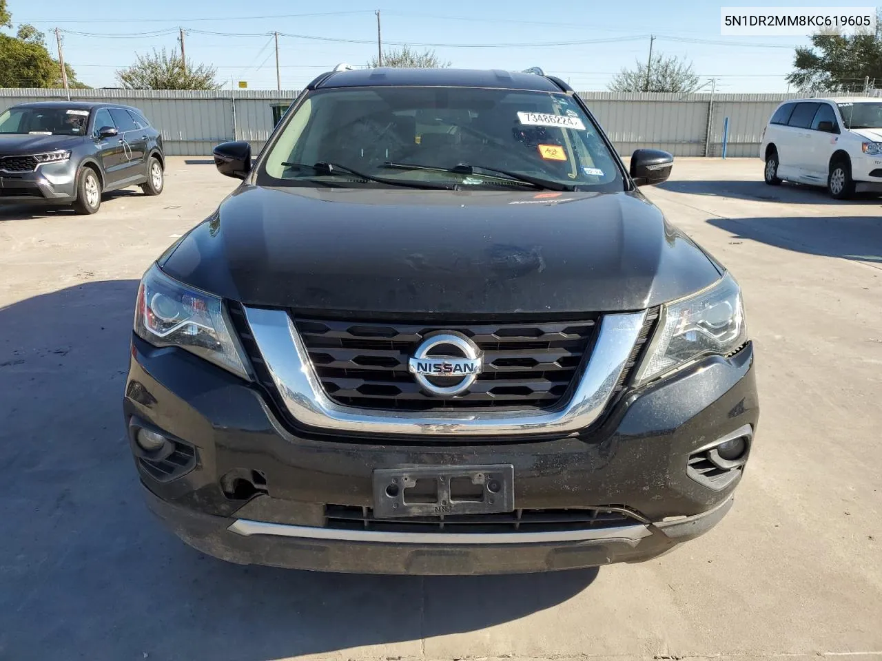 5N1DR2MM8KC619605 2019 Nissan Pathfinder S