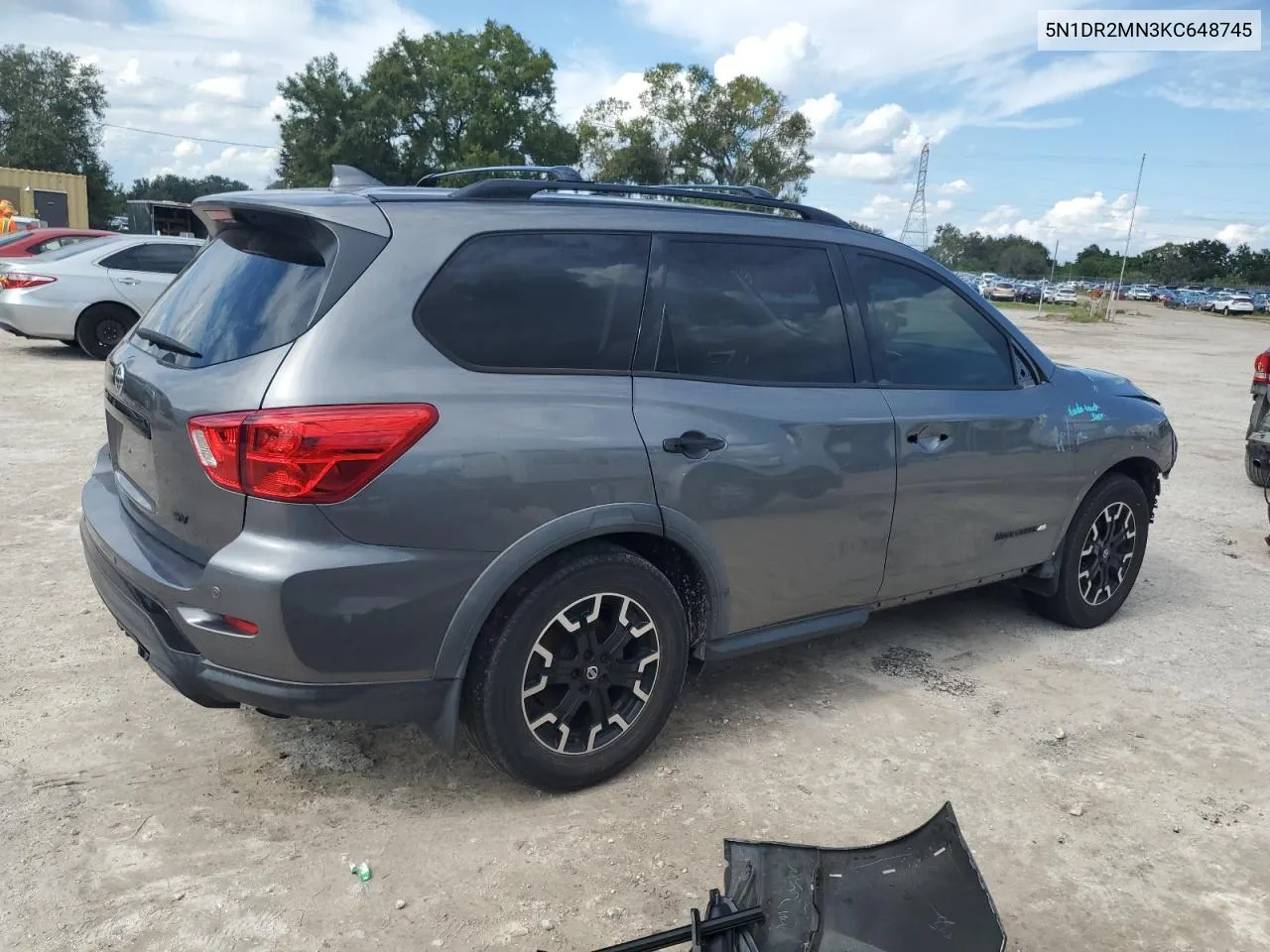 2019 Nissan Pathfinder S VIN: 5N1DR2MN3KC648745 Lot: 73506284