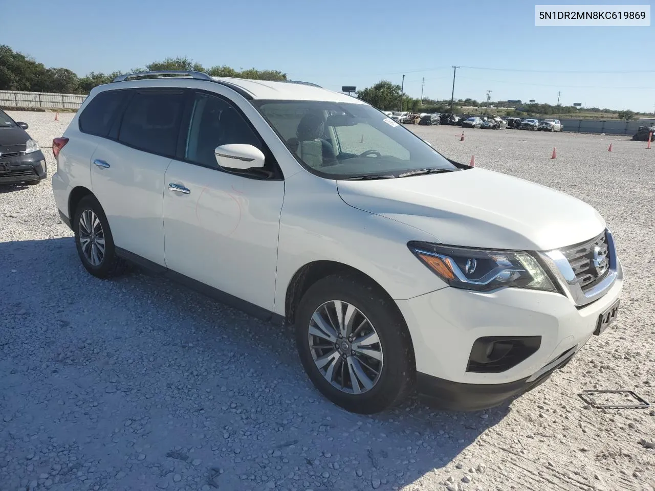 2019 Nissan Pathfinder S VIN: 5N1DR2MN8KC619869 Lot: 73641464