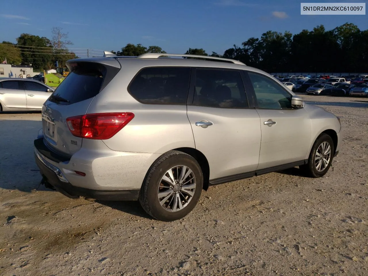 5N1DR2MN2KC610097 2019 Nissan Pathfinder S