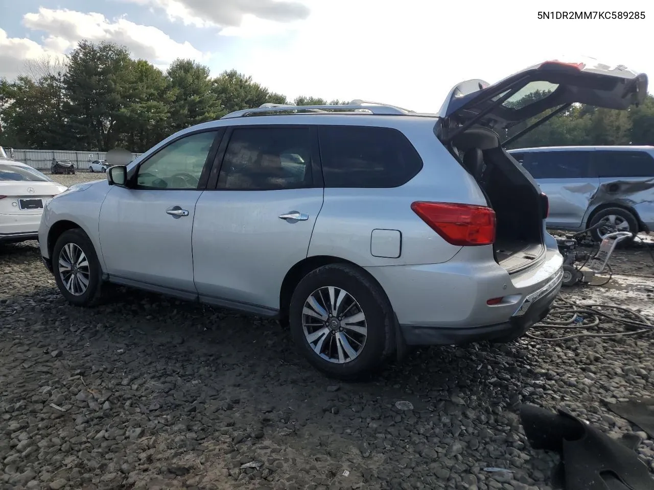 2019 Nissan Pathfinder S VIN: 5N1DR2MM7KC589285 Lot: 73894744