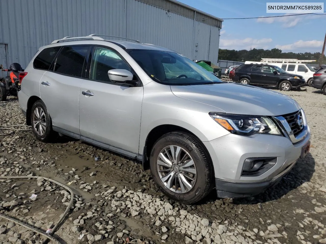 2019 Nissan Pathfinder S VIN: 5N1DR2MM7KC589285 Lot: 73894744