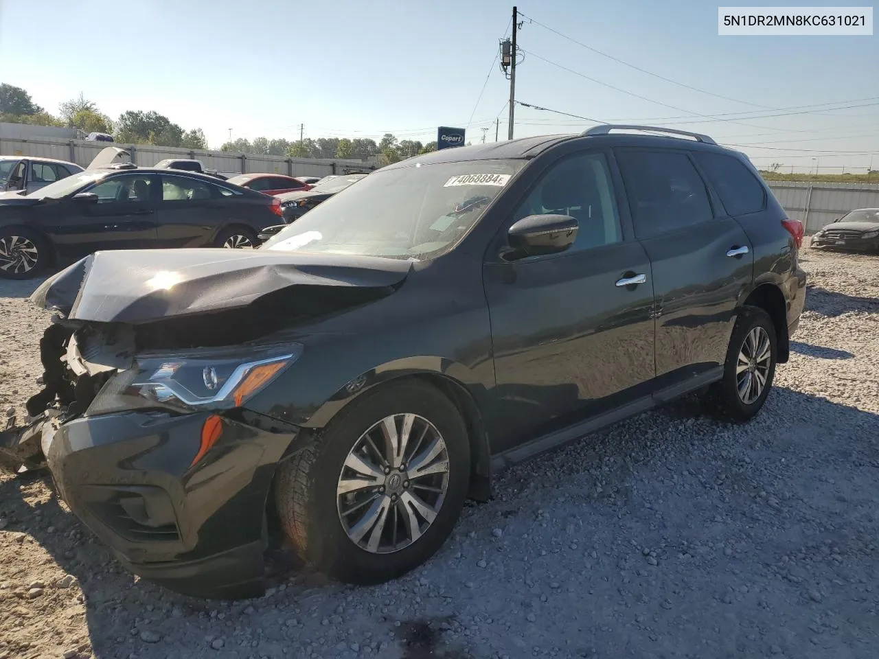 5N1DR2MN8KC631021 2019 Nissan Pathfinder S