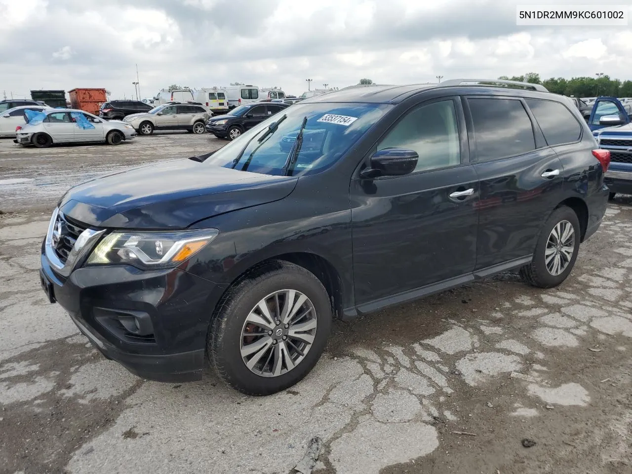 2019 Nissan Pathfinder S VIN: 5N1DR2MM9KC601002 Lot: 74291354