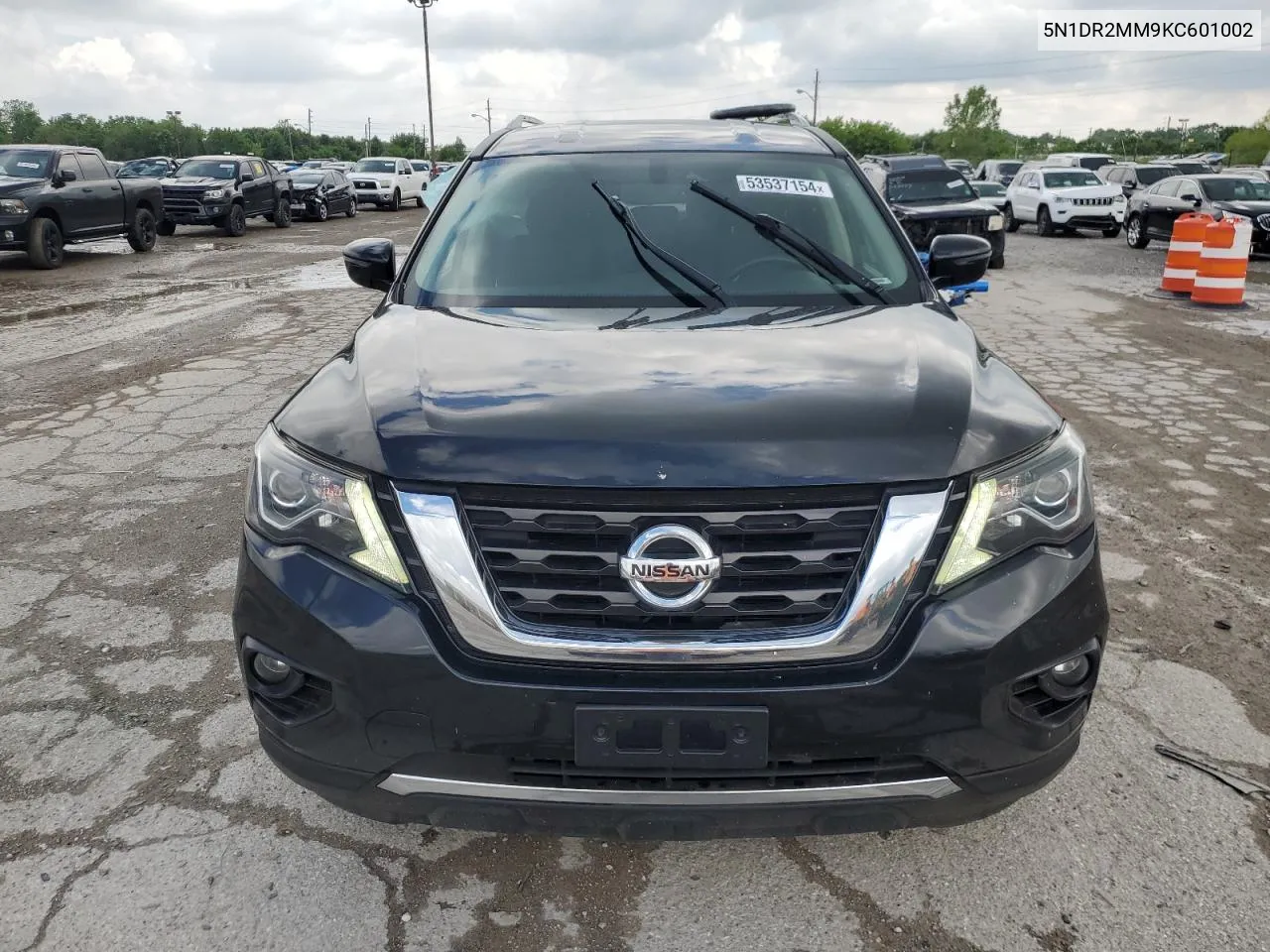 2019 Nissan Pathfinder S VIN: 5N1DR2MM9KC601002 Lot: 74291354