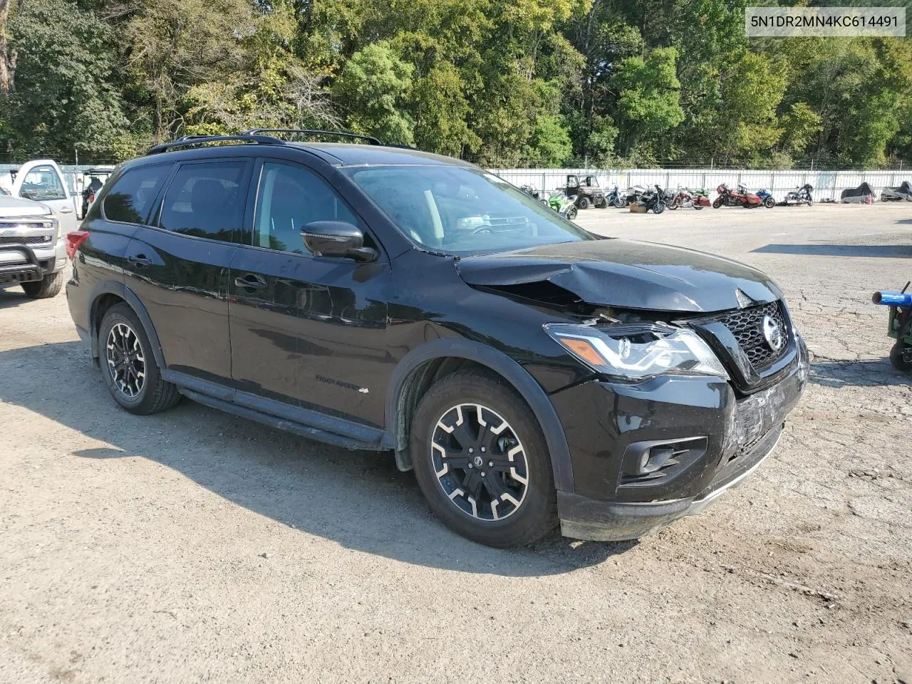 2019 Nissan Pathfinder S VIN: 5N1DR2MN4KC614491 Lot: 74313494