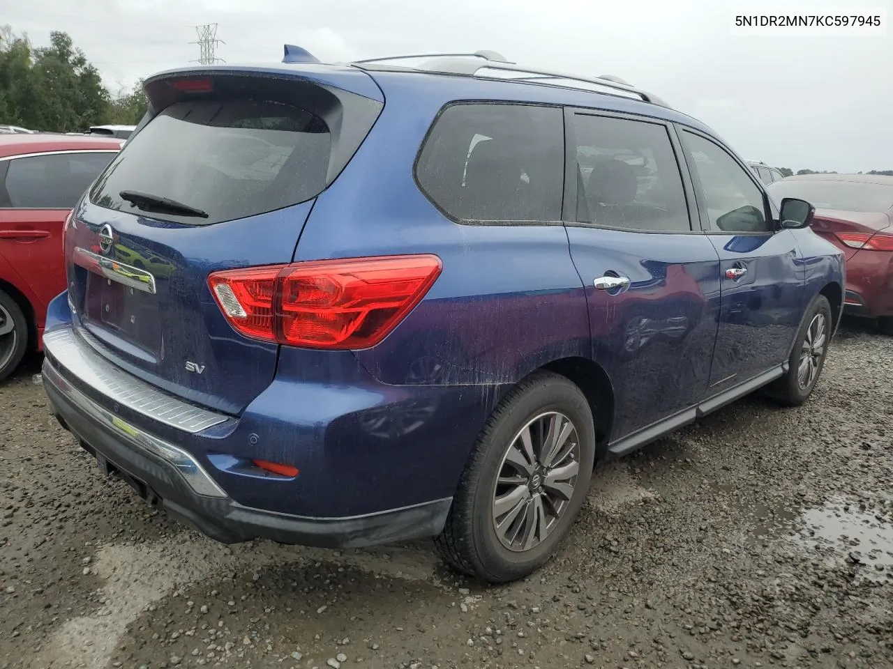 2019 Nissan Pathfinder S VIN: 5N1DR2MN7KC597945 Lot: 74375304