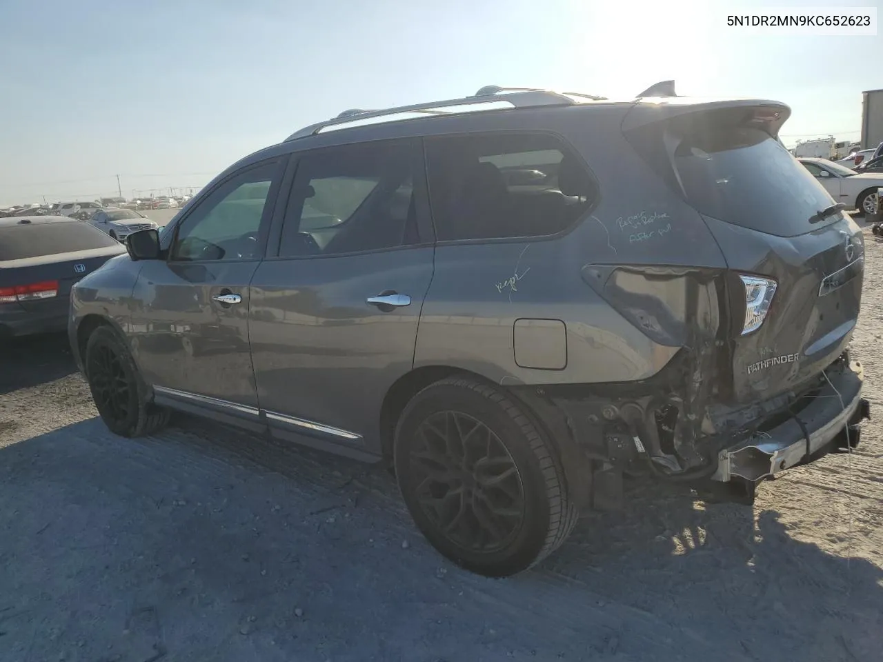 2019 Nissan Pathfinder S VIN: 5N1DR2MN9KC652623 Lot: 74395894