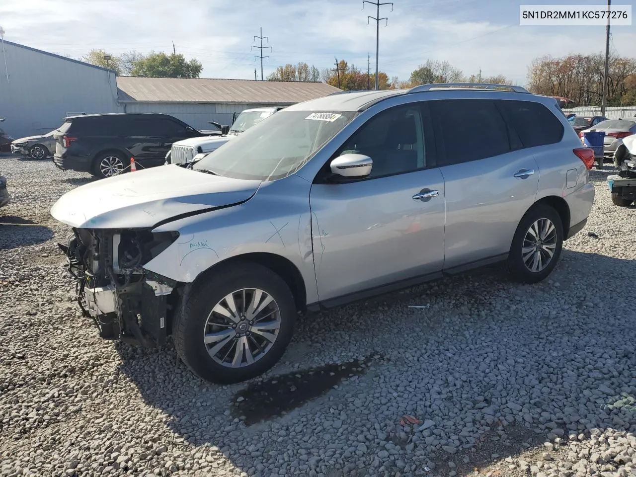 2019 Nissan Pathfinder S VIN: 5N1DR2MM1KC577276 Lot: 74788804