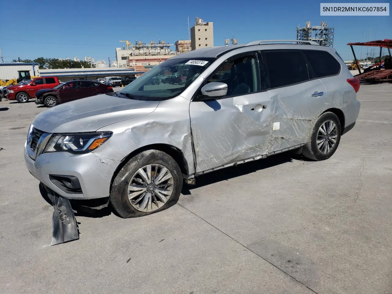 2019 Nissan Pathfinder S VIN: 5N1DR2MN1KC607854 Lot: 74850374