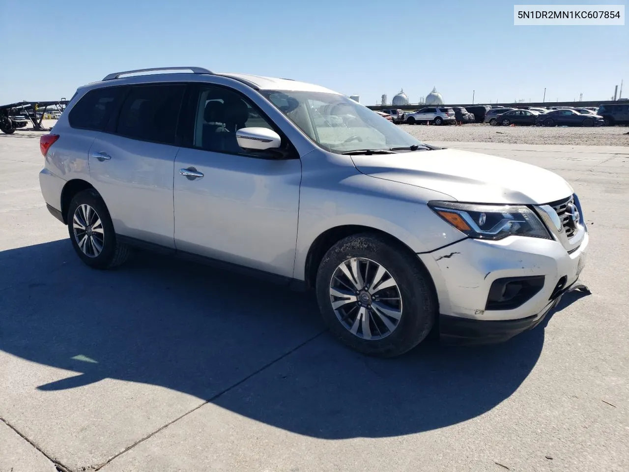 2019 Nissan Pathfinder S VIN: 5N1DR2MN1KC607854 Lot: 74850374