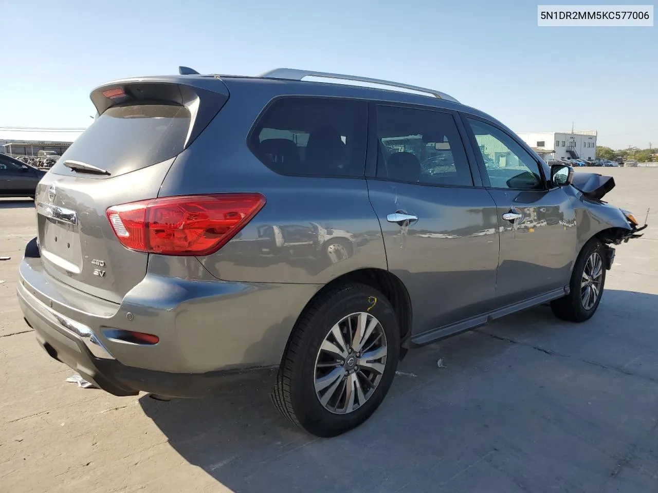 2019 Nissan Pathfinder S VIN: 5N1DR2MM5KC577006 Lot: 74855274