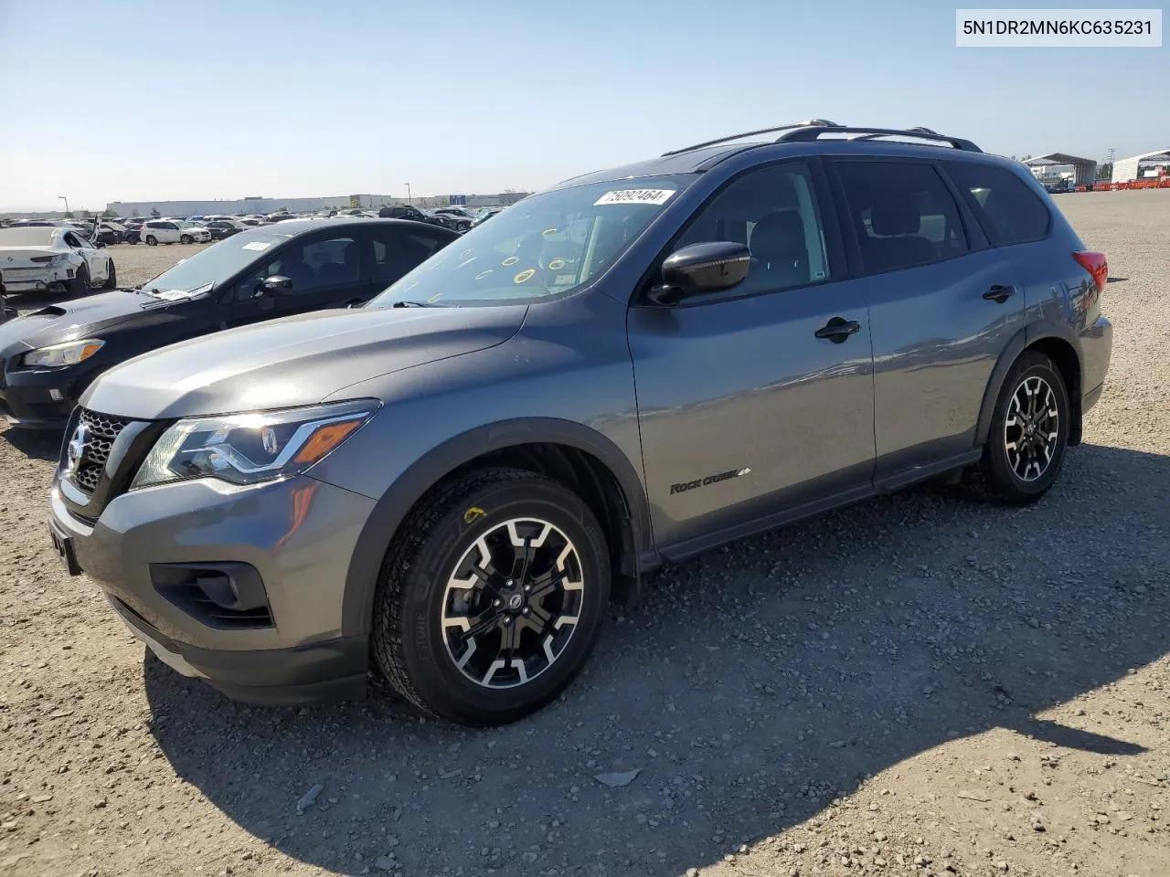 2019 Nissan Pathfinder S VIN: 5N1DR2MN6KC635231 Lot: 75092464