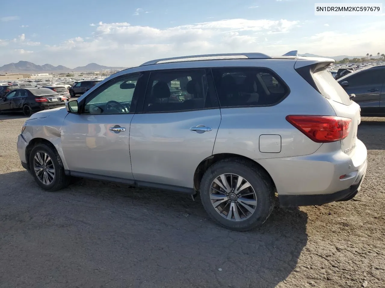 2019 Nissan Pathfinder S VIN: 5N1DR2MM2KC597679 Lot: 75255664