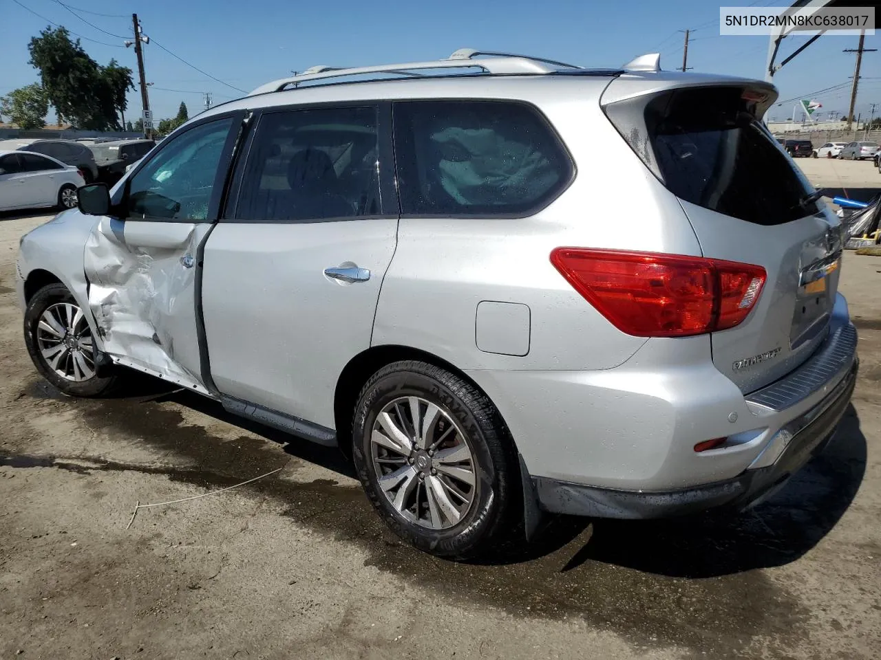 2019 Nissan Pathfinder S VIN: 5N1DR2MN8KC638017 Lot: 75321674