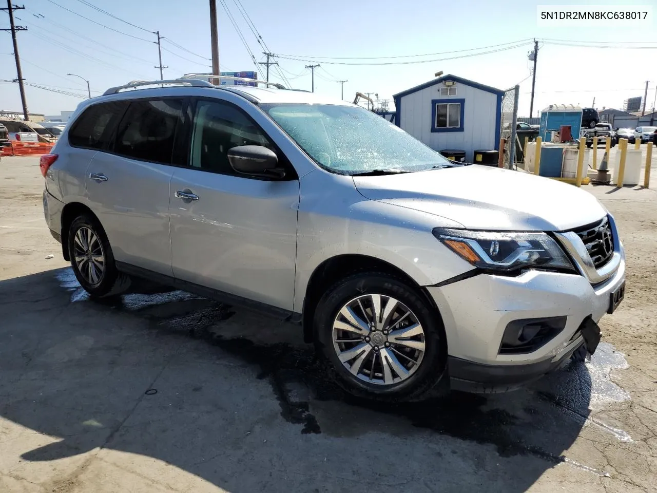 2019 Nissan Pathfinder S VIN: 5N1DR2MN8KC638017 Lot: 75321674