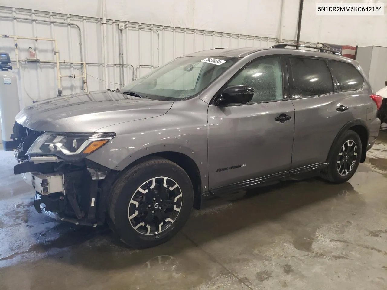 2019 Nissan Pathfinder S VIN: 5N1DR2MM6KC642154 Lot: 75456424