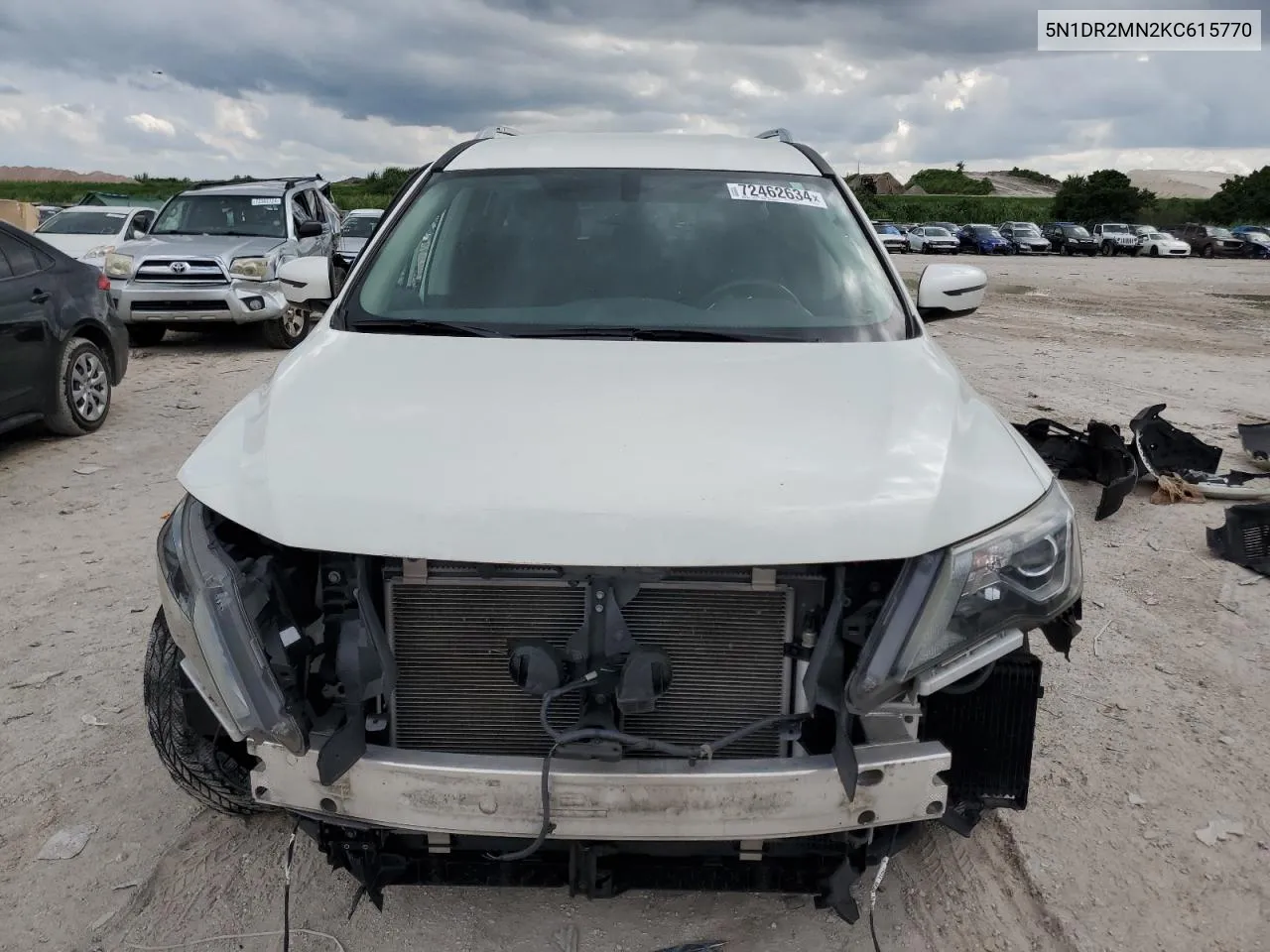 2019 Nissan Pathfinder S VIN: 5N1DR2MN2KC615770 Lot: 75573974