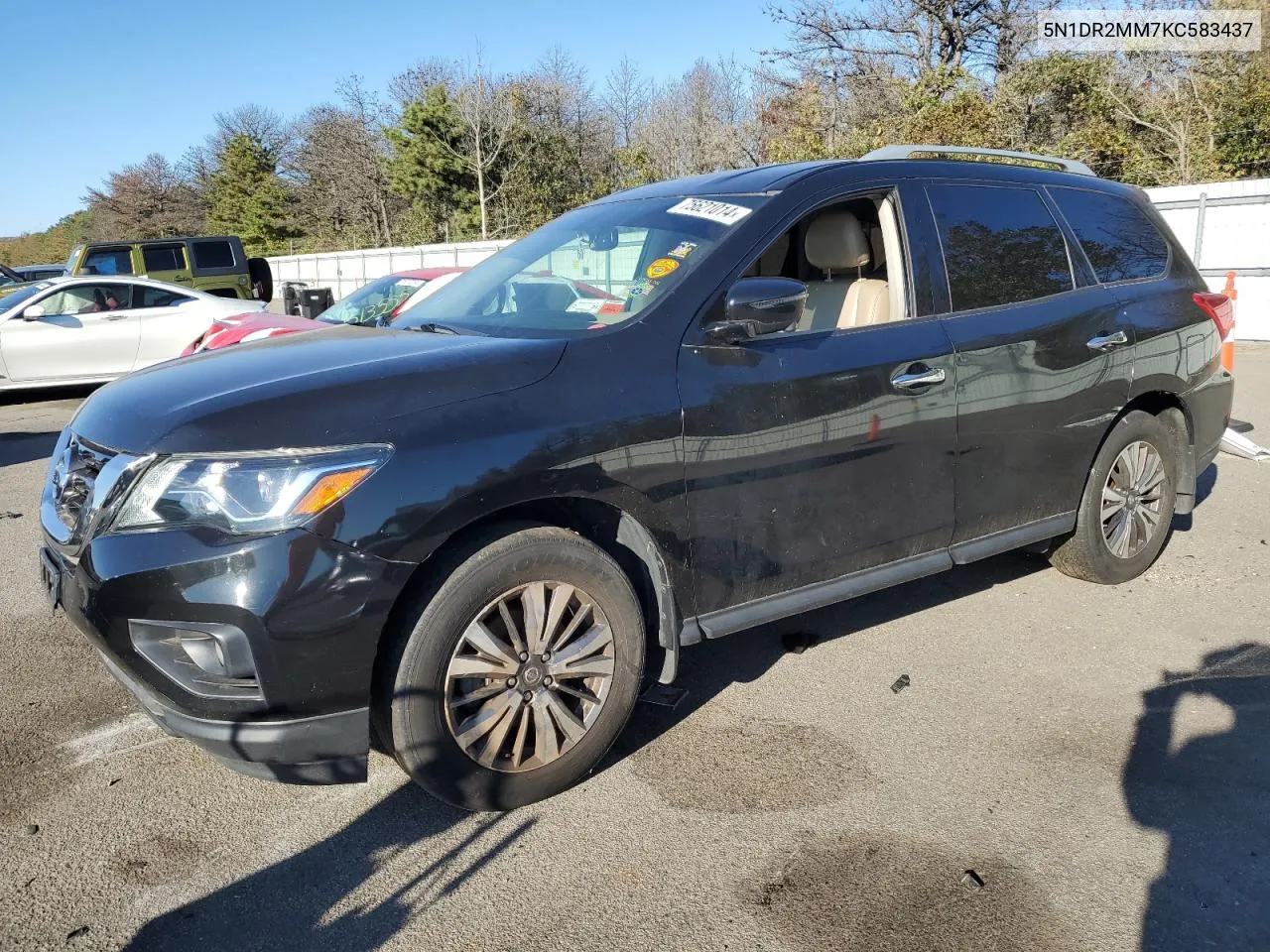 5N1DR2MM7KC583437 2019 Nissan Pathfinder S