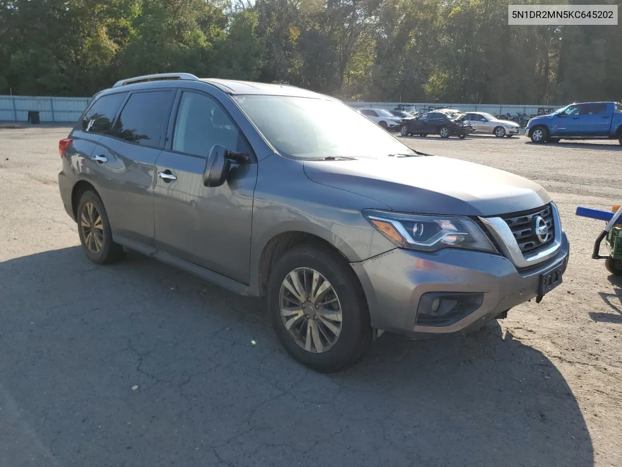 2019 Nissan Pathfinder S VIN: 5N1DR2MN5KC645202 Lot: 75819604