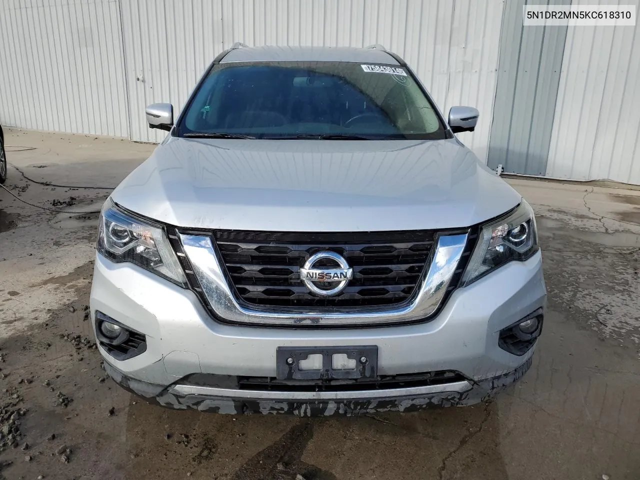 2019 Nissan Pathfinder S VIN: 5N1DR2MN5KC618310 Lot: 75843014