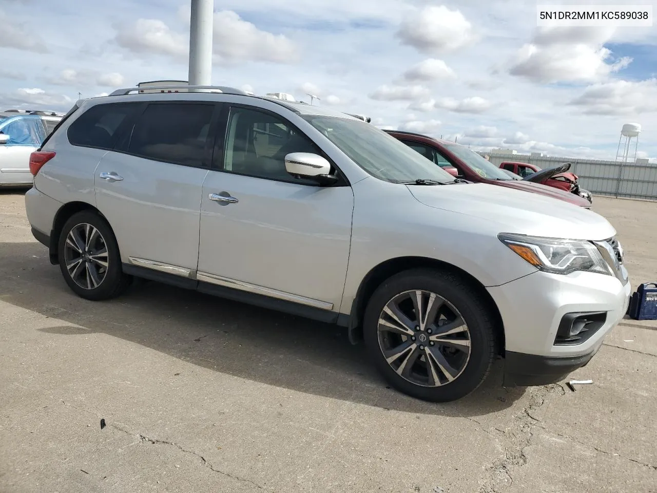 2019 Nissan Pathfinder S VIN: 5N1DR2MM1KC589038 Lot: 75947494