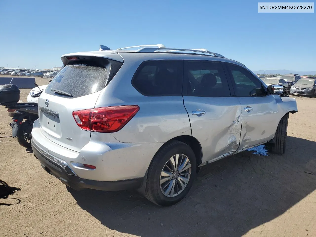 2019 Nissan Pathfinder S VIN: 5N1DR2MM4KC628270 Lot: 76020314