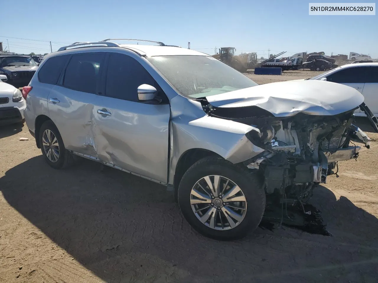 2019 Nissan Pathfinder S VIN: 5N1DR2MM4KC628270 Lot: 76020314