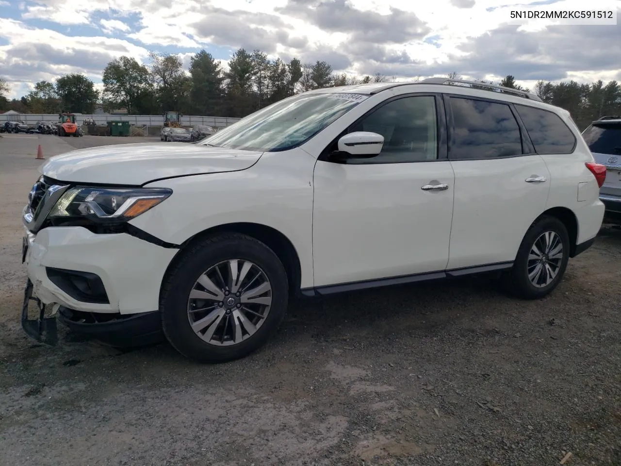 2019 Nissan Pathfinder S VIN: 5N1DR2MM2KC591512 Lot: 76037844