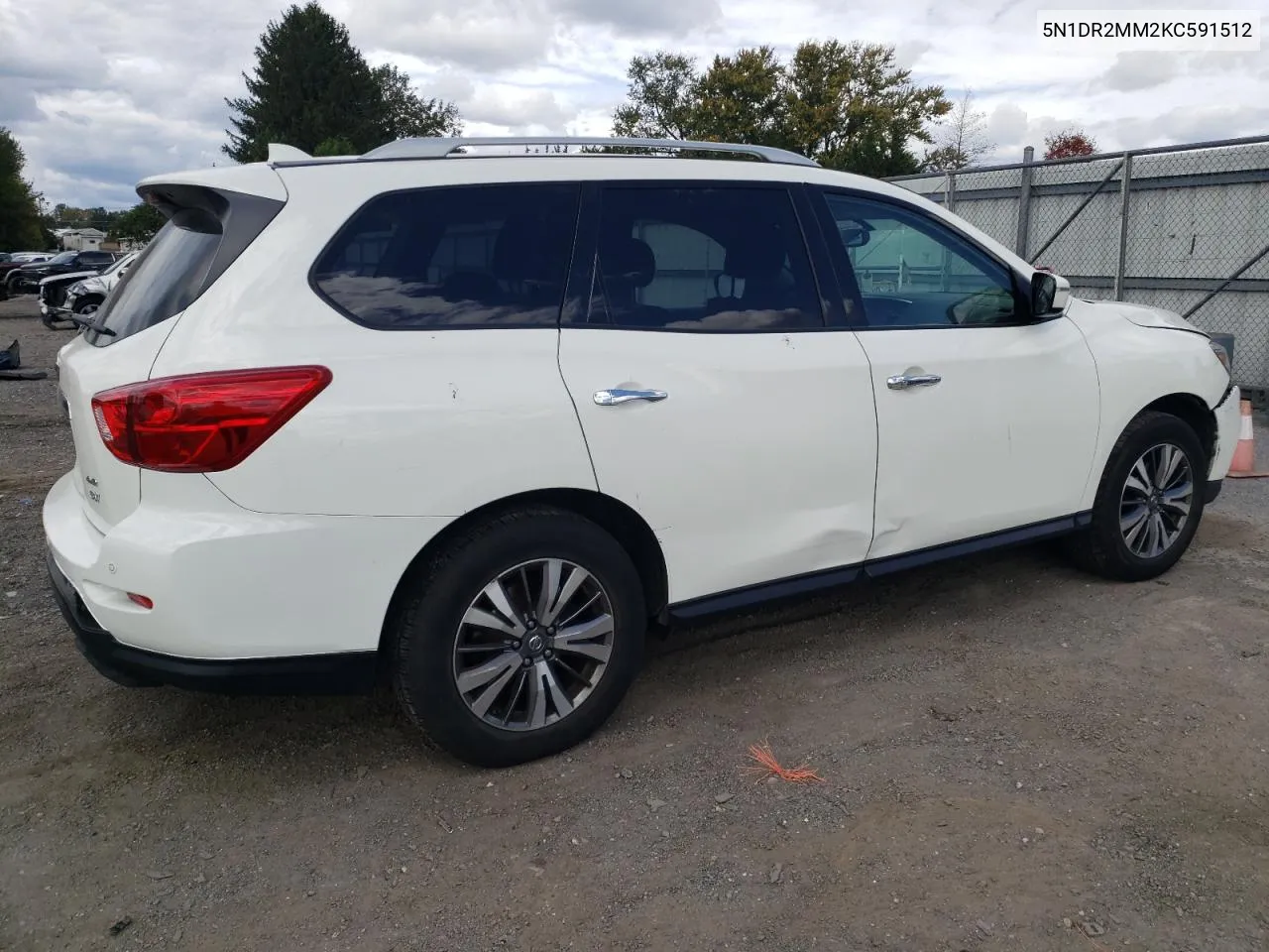 2019 Nissan Pathfinder S VIN: 5N1DR2MM2KC591512 Lot: 76037844