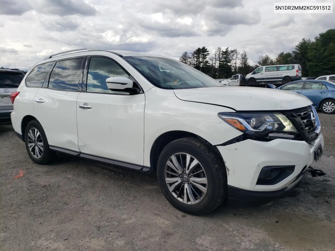 2019 Nissan Pathfinder S VIN: 5N1DR2MM2KC591512 Lot: 76037844