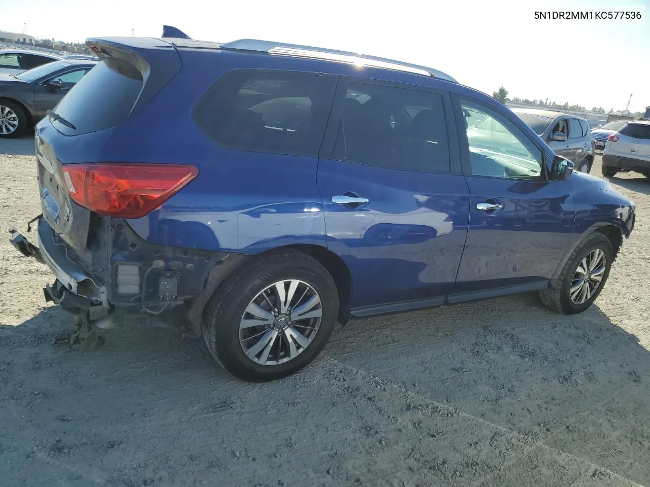 2019 Nissan Pathfinder S VIN: 5N1DR2MM1KC577536 Lot: 76071314