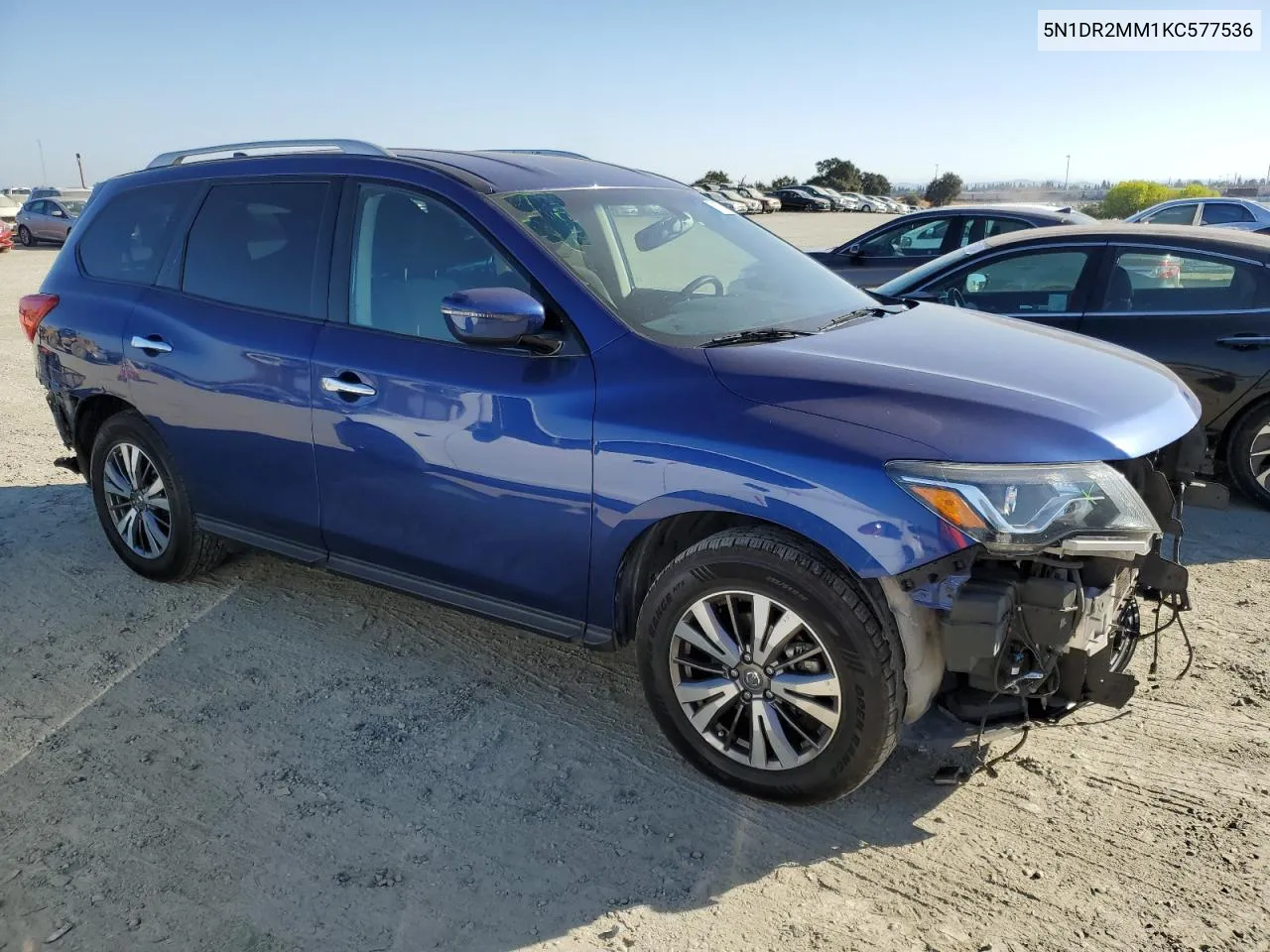 2019 Nissan Pathfinder S VIN: 5N1DR2MM1KC577536 Lot: 76071314