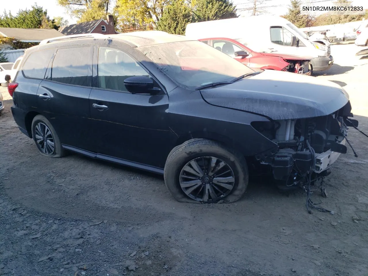 2019 Nissan Pathfinder S VIN: 5N1DR2MM8KC612833 Lot: 76079994