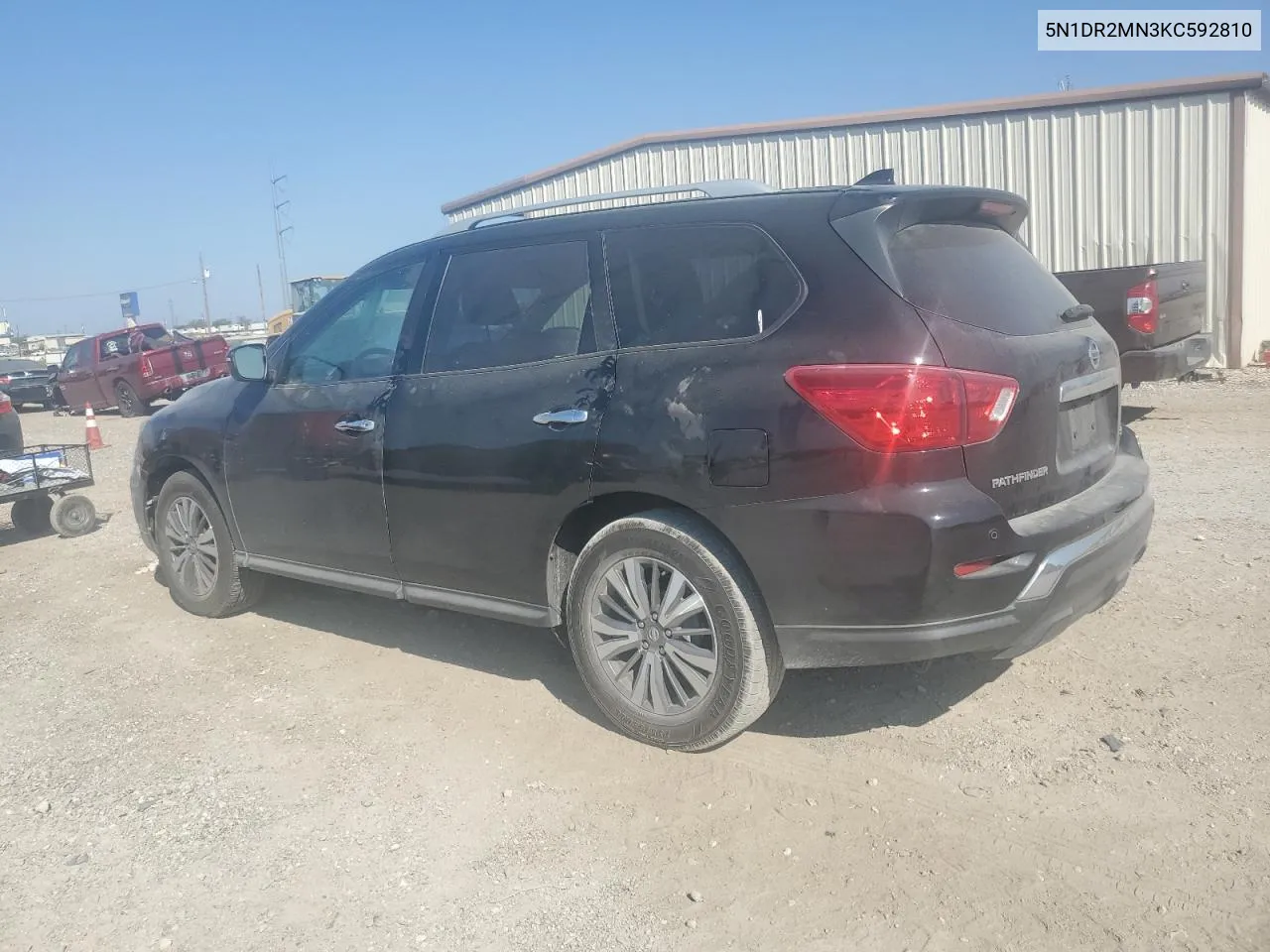 2019 Nissan Pathfinder S VIN: 5N1DR2MN3KC592810 Lot: 76095704