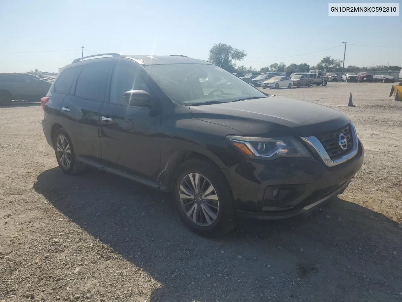 2019 Nissan Pathfinder S VIN: 5N1DR2MN3KC592810 Lot: 76095704