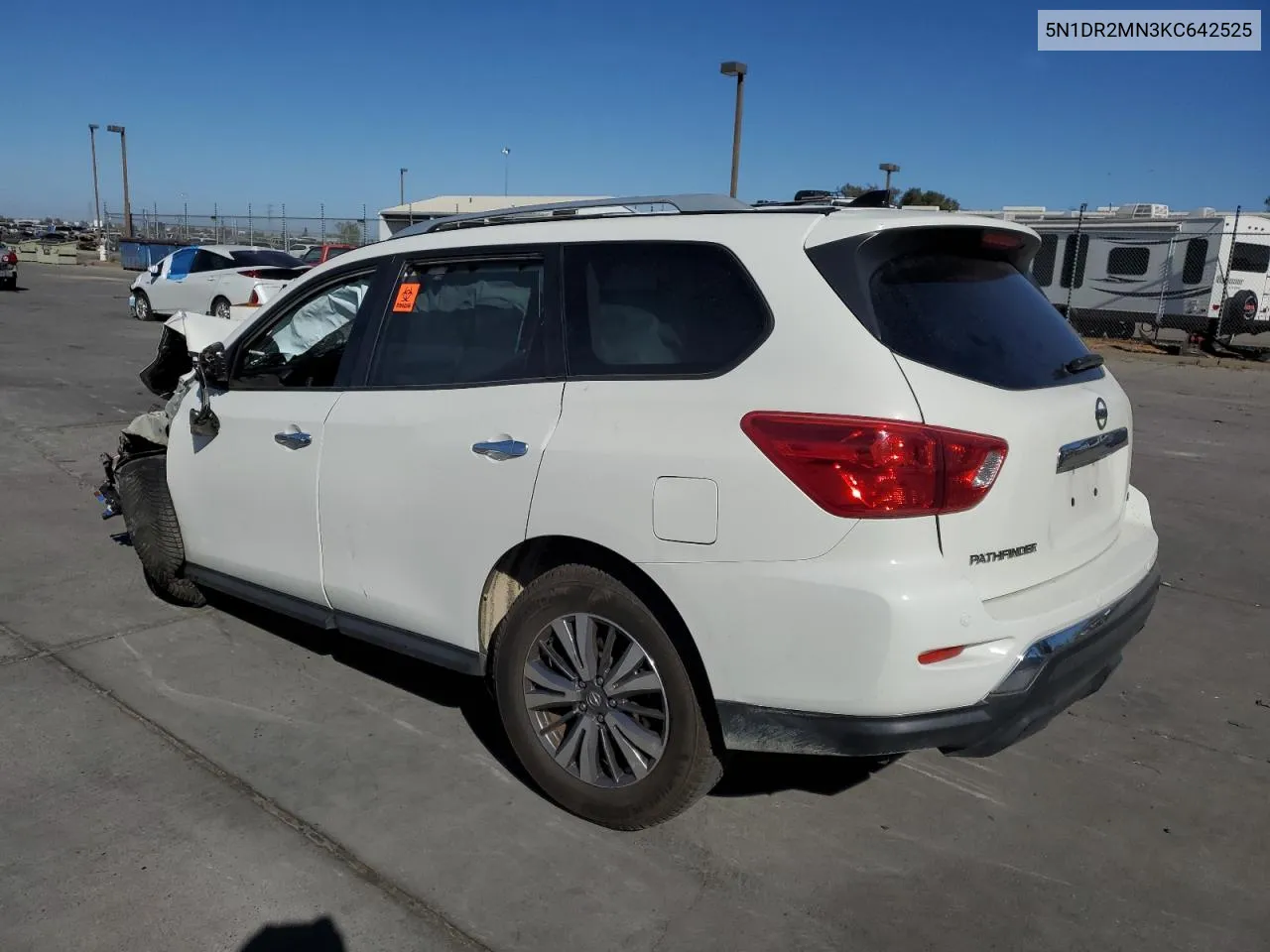 2019 Nissan Pathfinder S VIN: 5N1DR2MN3KC642525 Lot: 76409464