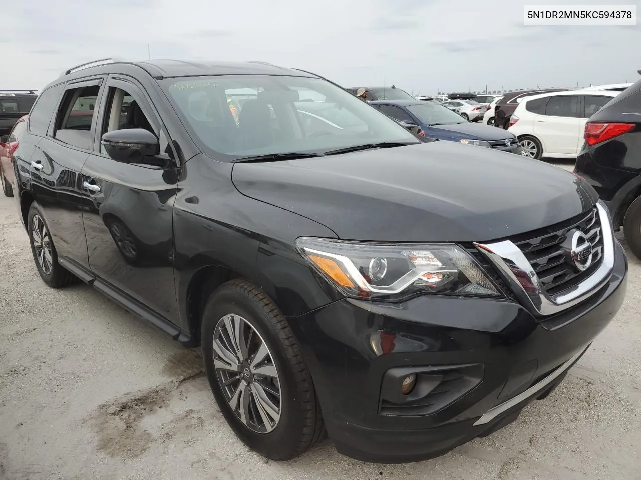 2019 Nissan Pathfinder S VIN: 5N1DR2MN5KC594378 Lot: 76440694