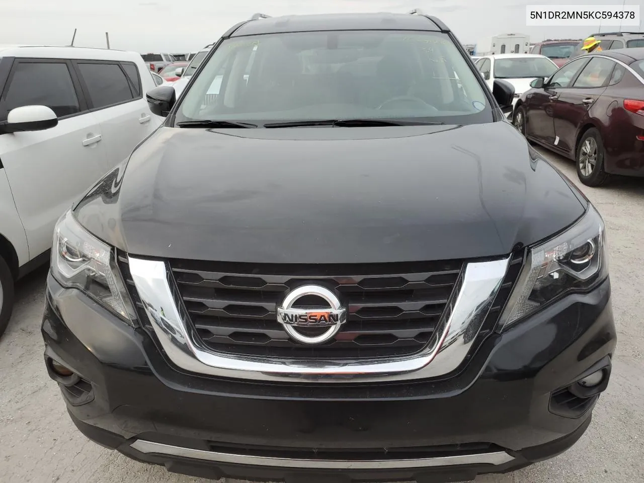 2019 Nissan Pathfinder S VIN: 5N1DR2MN5KC594378 Lot: 76440694